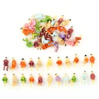 Figuren N sitzende Reisende ideal für Waggons Spur N 1:160 Set 50 100 Stück