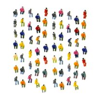 Figuren Z sitzende Reisende ideal für Waggons Spur Z 1:220 Set 50 100 Stück