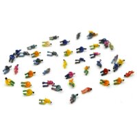Figuren Z sitzende Reisende ideal für Waggons Spur Z 1:220 Set 50 100 Stück
