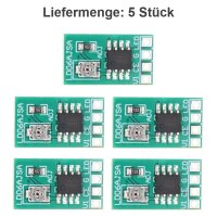 Einstellbarer Konstantstrom LED Treiber DC 3,3V 3,7V 4,2V 5V PWM Steuerplatine