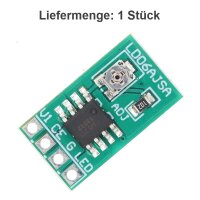 Einstellbarer Konstantstrom LED Treiber DC 3,3V 3,7V 4,2V 5V PWM Steuerplatine