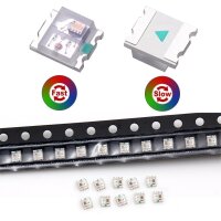 SMD LED RGB 0805 Regenbogen Farbwechsel langsam + schnell und blinken LEDs