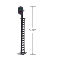 Lichtsignale Signale LED grün / rot 73mm Blocksignal Modellbahn H0 2 Stück S275