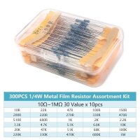 Widerstände Vorwiderstände 1/4W 1% 300 / 600 Stück Metallschicht Metallfilm Set