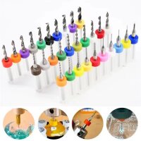 Micro PCB VHM Bohrer Set 0,1-3,0mm Mini Hartmetallbohrer CNC Gravur Schaftfräser