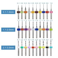 Micro PCB VHM Bohrer Set 0,1-3,0mm Mini Hartmetallbohrer CNC Gravur Schaftfräser