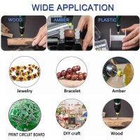 Micro PCB VHM Bohrer Set 0,1-3,0mm Mini Hartmetallbohrer CNC Gravur Schaftfräser