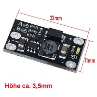 Step-Up Spannungswandler Modul 5V 8V 9V 12V Boost Converter Arduino 2 Stück S311