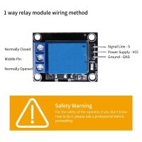 Relaisplatine 1-Kanal Relais Modul 5V 230V Relaiskarte für Arduino Raspberry Pi