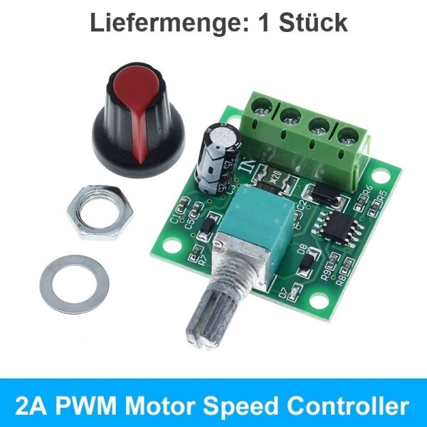 PWM Motorregler Drehzahl Regler Speed Controller 3V 6V 12V 24V 28V 2A 3A 5A 10A 2A PWM Motor Speed Controller