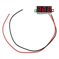 LED Voltmeter mini Einbau 3-30V Spannung Digital LED Anzeige 0.28 Zoll Display