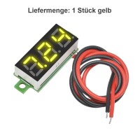 LED Voltmeter mini Einbau 3-30V Spannung Digital LED Anzeige 0.28 Zoll Display