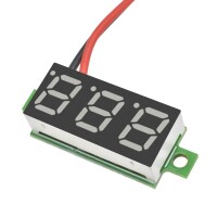 LED Voltmeter mini Einbau 3-30V Spannung Digital LED Anzeige 0.28 Zoll Display