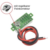 LED Voltmeter mini Einbau 3-30V Spannung Digital LED Anzeige 0.28 Zoll Display