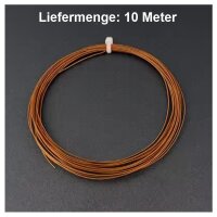 Microkabel Draht 36 AWG super dünnes Mikro Kabel Ø 0,25mm Kupfer versilbert 10m