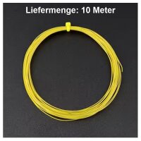 Microkabel Draht 36 AWG super dünnes Mikro Kabel Ø 0,25mm Kupfer versilbert 10m