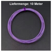 Microkabel Draht 36 AWG super dünnes Mikro Kabel Ø 0,25mm Kupfer versilbert 10m