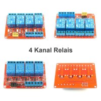 1/2/4/8-Kanal Relais Modul 5V 12V 24V Optokoppler Multi Relay High/Low Trigger