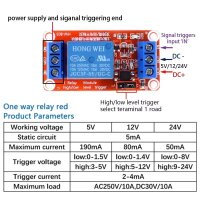 1/2/4/8-Kanal Relais Modul 5V 12V 24V Optokoppler Multi Relay High/Low Trigger