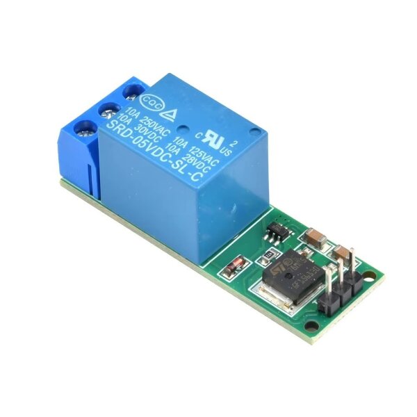 Relaisplatine Relais bistabil 6-24V DC 1xUM nur 1-Taster Relaismodul Relay S853