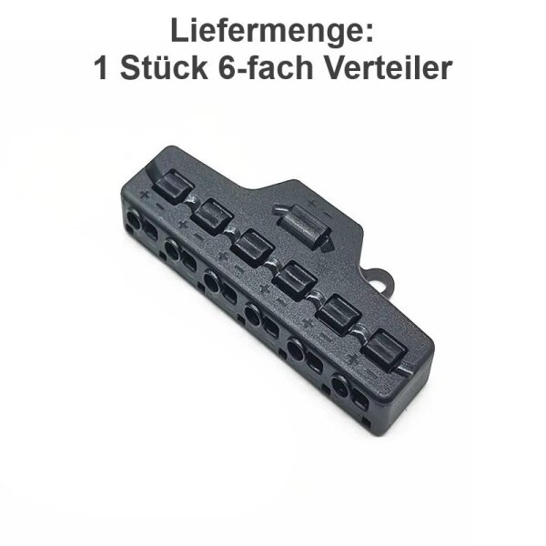 Stromverteiler Verteiler Modellbahn AC DC 3fach 6fach Kabelverteiler Splitter 6-fach Verteiler