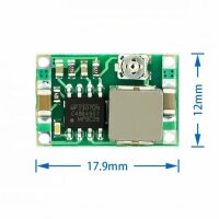 Spannungsregler MH Mini 360 DC-DC regelbar Step-Down Converter Modul 4,75V-23V