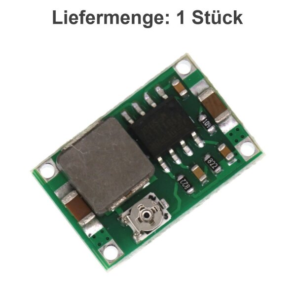 Spannungsregler MH Mini 360 DC-DC regelbar Step-Down Converter LM2596 4,75V-23V 1 Stück