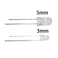 Flacker LED 3mm 5mm Flackerlicht Kerze Lagerfeuer Feuer Flamme LEDs 10 Stück