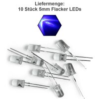 Flacker LED 3mm 5mm Flackerlicht Kerze Lagerfeuer Feuer...