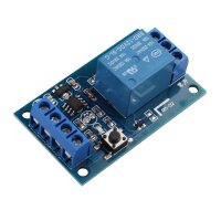 Relaisplatine Relais bistabil 5V 12V 24V DC 1xUM nur 1-Taster Relaismodul Relay