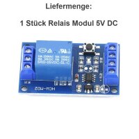 Relaisplatine Relais bistabil 5V 12V 24V DC 1xUM nur 1-Taster Relaismodul Relay