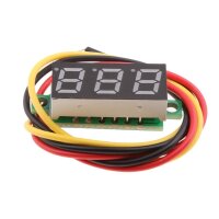 LED Voltmeter mini Einbau 0-100V Spannung Digital LED Anzeige 0.28 Zoll Display