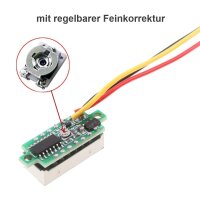 LED Voltmeter mini Einbau 0-100V Spannung Digital LED Anzeige 0.28 Zoll Display