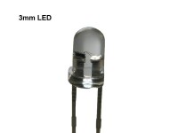 Flacker LED Set 3mm oder 5mm Flackerlicht Kerze Lagerfeuer Feuer LEDs 8 Farben