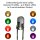 Flacker LED Set 3mm oder 5mm Flackerlicht Kerze Lagerfeuer Feuer LEDs 8 Farben Set 3mm LEDs (gesamt 16 Stück)