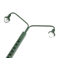 H0 Gittermastleuchten Lampen Gittermast LED Bahnleuchten Laternen 5 Stück A2140