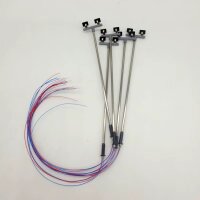 LED Flutlichtstrahler Flutlicht H0 Lampen Leuchten 2 Strahler Mast 5 Stück S175