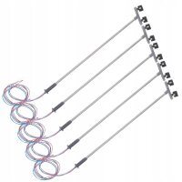 LED Flutlichtstrahler Flutlicht H0 Lampen Leuchten 2 Strahler Mast 5 Stück S175