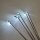 LED Flutlichtstrahler Flutlicht H0 Lampen Leuchten 2 Strahler Mast 5 Stück S175