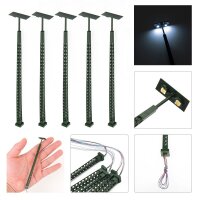 H0 Gittermastleuchten Lampen Gittermast LED Bahnleuchten...