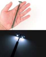 H0 Gittermastleuchten Lampen Gittermast LED Bahnleuchten Laternen 5 Stück H017