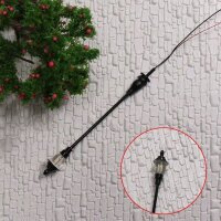 LED Straßenlampen H0 Lampen Leuchten Laterne variabel 6 - 7,5cm 10 Stück S548