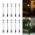 LED Straßenlampen H0 Lampen Leuchten Laterne variabel 6 - 7,5cm 10 Stück S548