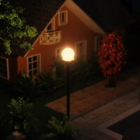 LED Straßenlampen H0 TT Lampen Leuchten Laterne variabel 4,5 - 6cm 10 Stück S549