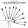 LED Straßenlampen H0 TT Lampen Leuchten Laterne variabel 4,5 - 7cm 10 Stück S825