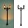 LED Straßenlampen H0 TT Lampen Leuchten Laternen variabel 5 - 7cm 10 Stück S054