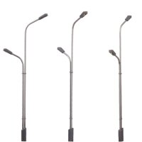 LED Straßenlampen H0 11cm TT 8cm N 5,5cm Laternen Leuchten Modellbahn 10 Stück