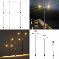 LED Straßenlampen H0 11cm TT 8cm N 5,5cm Laternen...
