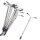 LED Straßenlampen H0 11cm TT 8cm N 5,5cm Laternen Leuchten Modellbahn 10 Stück