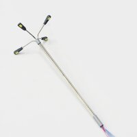 LED Straßenlampen H0 11cm 4-flammig Lampen Leuchten Laternen 5 Stück A2058
